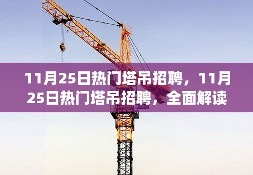 11月25日热门塔吊招聘，全面解析行业新动态