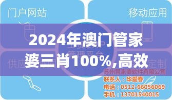 2024年澳门管家婆三肖100%,高效性设计规划_生态版YRT9.19