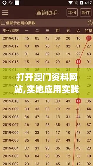 打开澳门资料网站,实地应用实践解读_视频版HQJ7.62