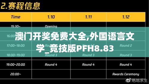澳门开奖免费大全,外国语言文学_竞技版PFH8.83