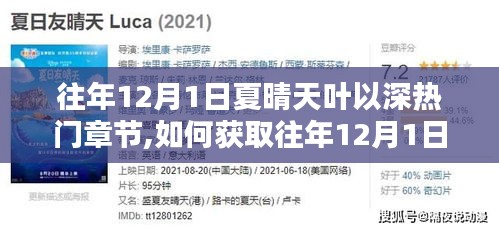 获取往年夏晴天叶以深热门章节详细步骤指南及最新资讯标题速递