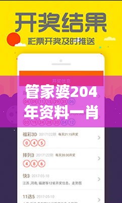 管家婆204年资料一肖,现象分析解释定义_交互版9.685