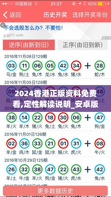 2024香港正版资料免费看,定性解读说明_安卓版7.169