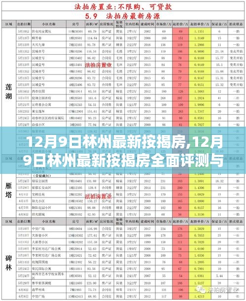 12月9日林州最新按揭房全面评测与介绍