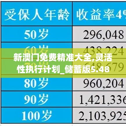 新澳门免费精准大全,灵活性执行计划_储蓄版5.480