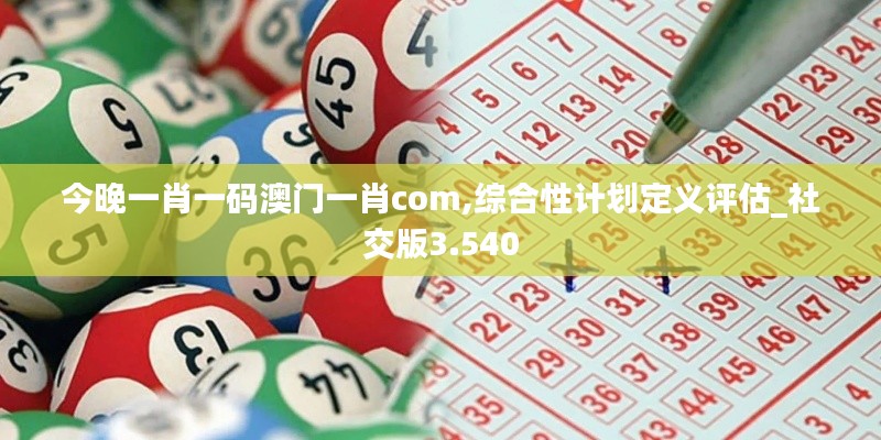 今晚一肖一码澳门一肖com,综合性计划定义评估_社交版3.540