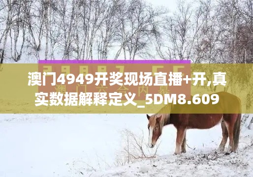 澳门4949开奖现场直播+开,真实数据解释定义_5DM8.609