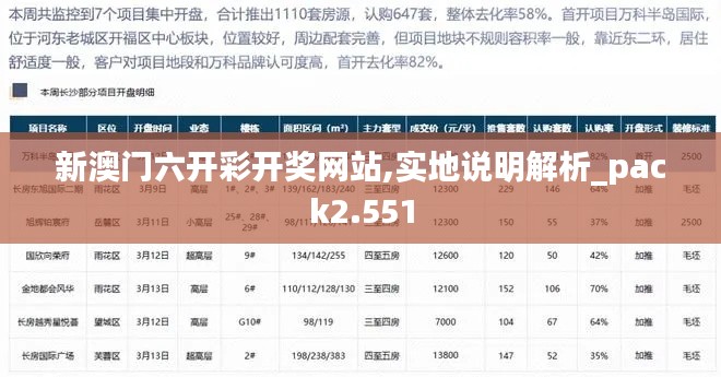 新澳门六开彩开奖网站,实地说明解析_pack2.551