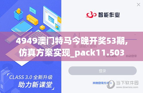 4949澳门特马今晚开奖53期,仿真方案实现_pack11.503