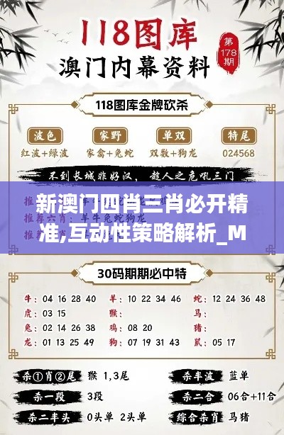 新澳门四肖三肖必开精准,互动性策略解析_Mixed2.660