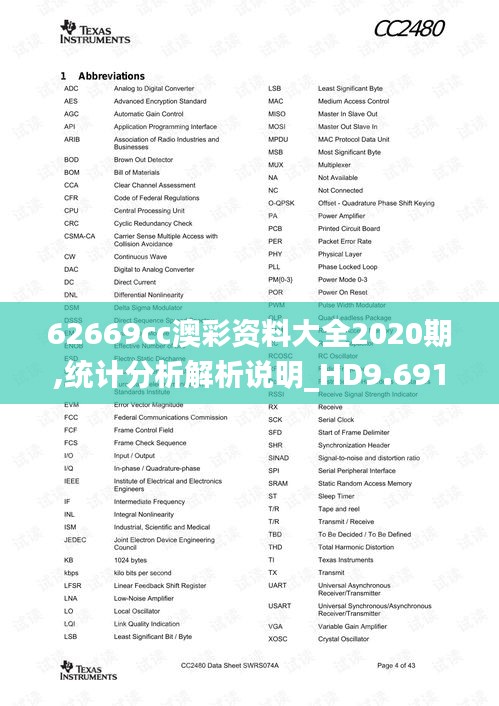 62669cc澳彩资料大全2020期,统计分析解析说明_HD9.691