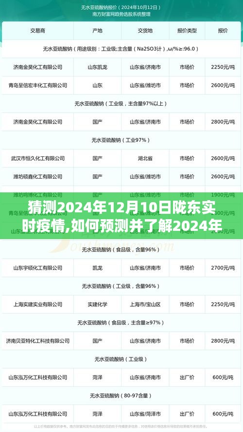 步骤指南，如何预测并了解陇东地区2024年12月10日实时疫情最新动态分析