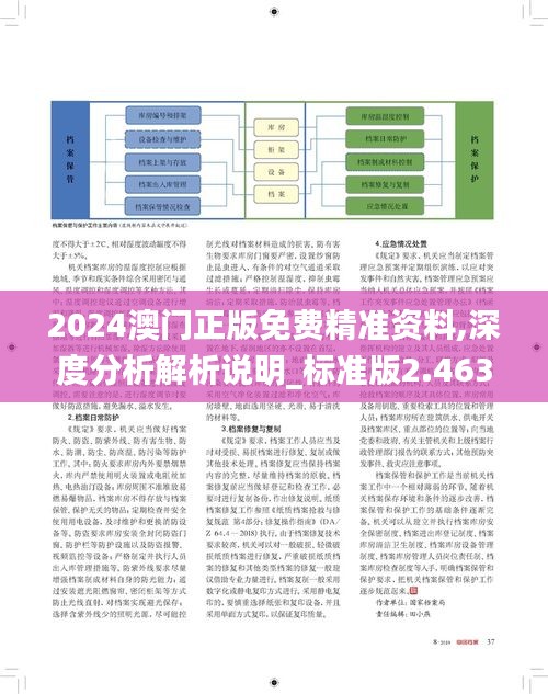 2024澳门正版免费精准资料,深度分析解析说明_标准版2.463