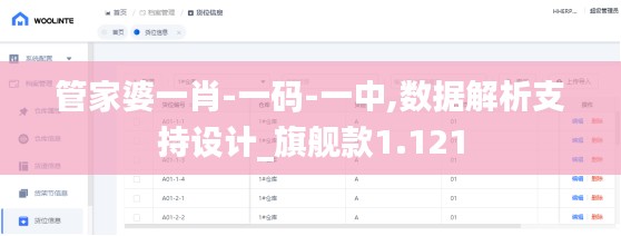 管家婆一肖-一码-一中,数据解析支持设计_旗舰款1.121