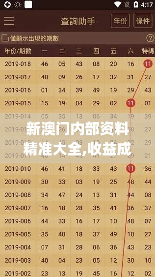 新澳门内部资料精准大全,收益成语分析落实_6DM5.542