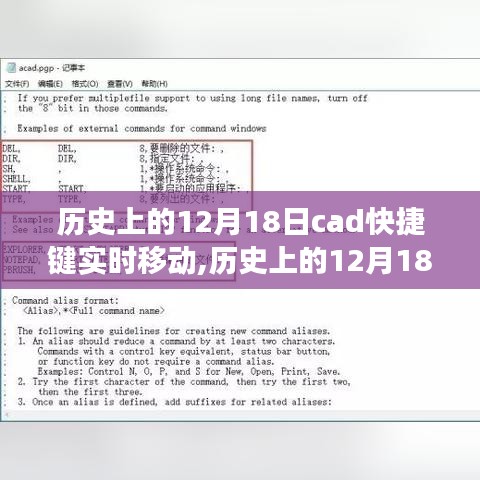 历史上的12月18日CAD快捷键实时移动功能详解与深度评测介绍