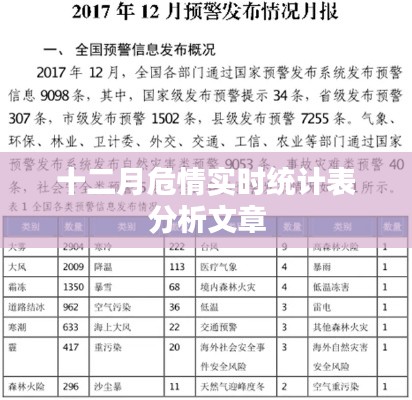 十二月危机状况统计表深度解析