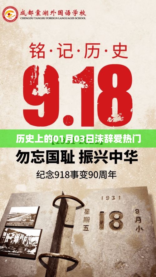 历史上的01月03日，沫辞爱风靡时刻