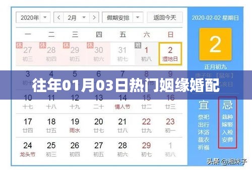 1月3日热门姻缘婚配趋势分析
