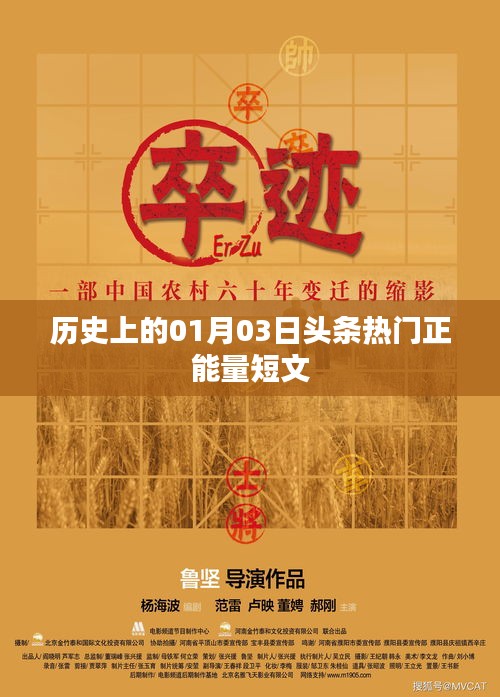 历史上的今天，一月三日正能量时刻回顾