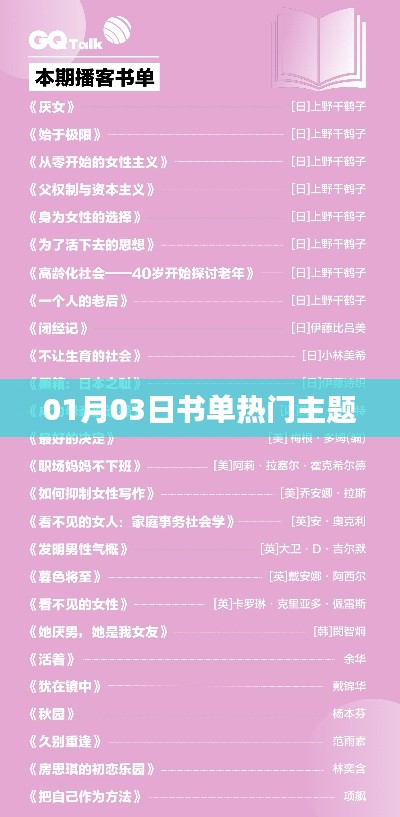 热门书单主题推荐，精选读物一网打尽