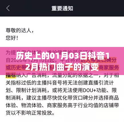 抖音热门曲子的历史演变，揭秘一月三日背后的旋律变迁