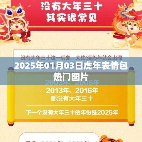 虎年表情包热门图片来袭，2025年新年新风尚