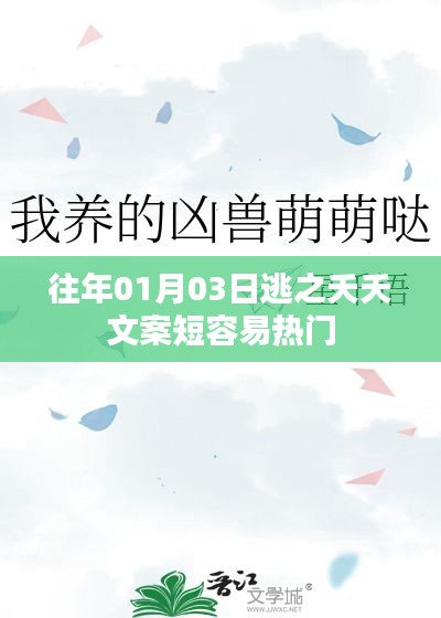 『逃之夭夭文案精选，热门短句迎新春』