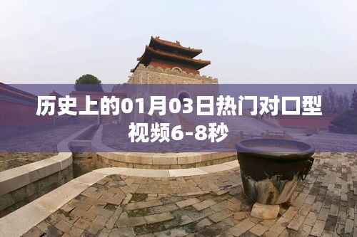 热门对口型视频，历史上的那些瞬间（6-8秒）