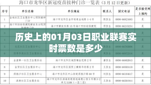 1月3日职业联赛实时票数历史揭秘