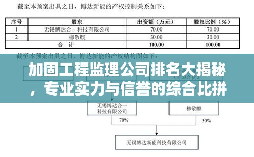 加固工程监理公司排名大揭秘，专业实力与信誉的综合比拼