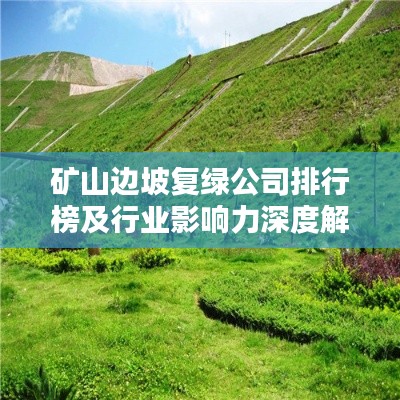 矿山边坡复绿公司排行榜及行业影响力深度解析