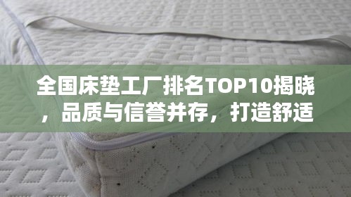 全国床垫工厂排名TOP10揭晓，品质与信誉并存，打造舒适睡眠之选