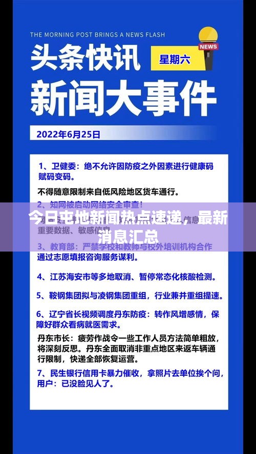 今日屯地新闻热点速递，最新消息汇总